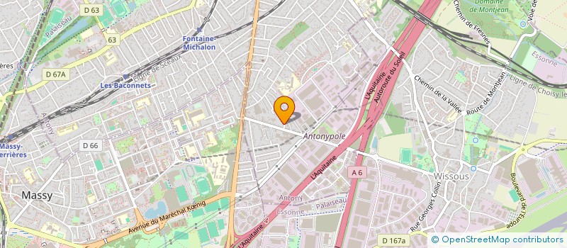 localisation de l'entreprise MADAME DANIELA POP à ANTONY