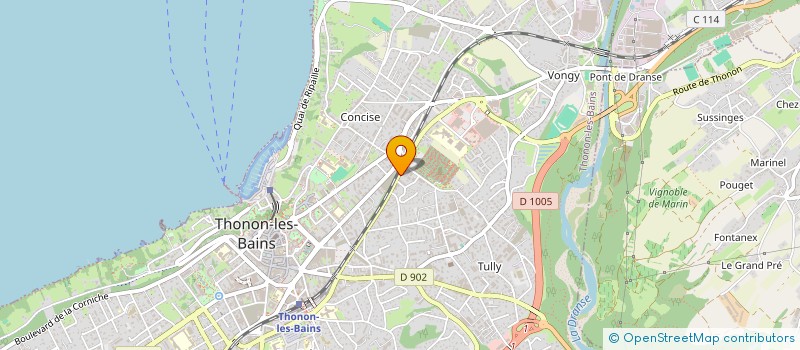 localisation de l'entreprise MADAME DANIELA POPESCU à THONON-LES-BAINS