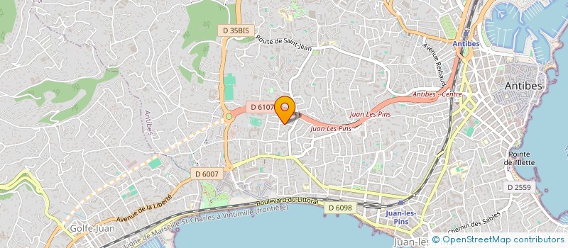 localisation de l'entreprise MADAME DANIELA POPESCU NEGREA à ANTIBES