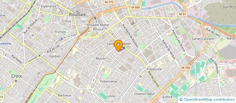 localisation de l'entreprise MADAME DANIELA REMINA NISTOROIU  ROUBAIX