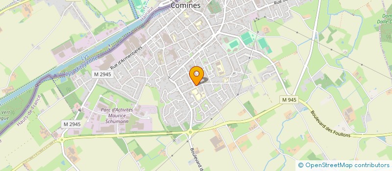 localisation de l'entreprise MADAME DANIELA RIBEIRO  COMINES