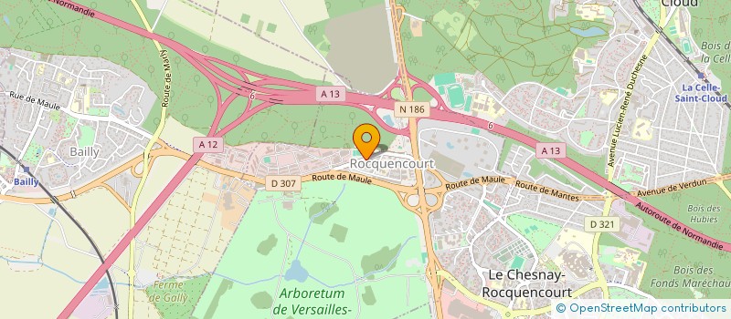 localisation de l'entreprise MADAME DANIELA RODRIGUES CACAO  LE CHESNAY-ROCQUENCOURT