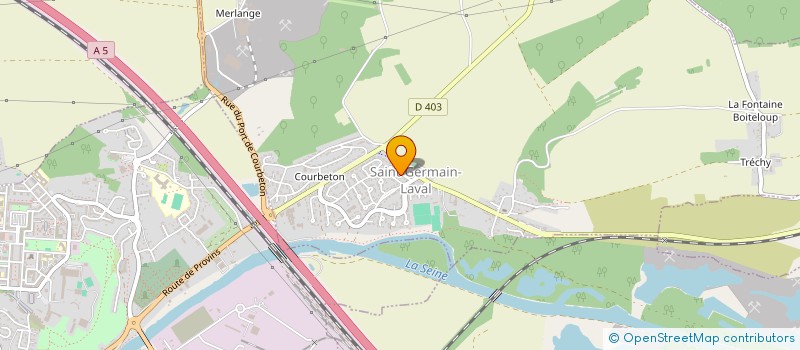 localisation de l'entreprise MADAME DANIELA ROSCA  SAINT-GERMAIN-LAVAL