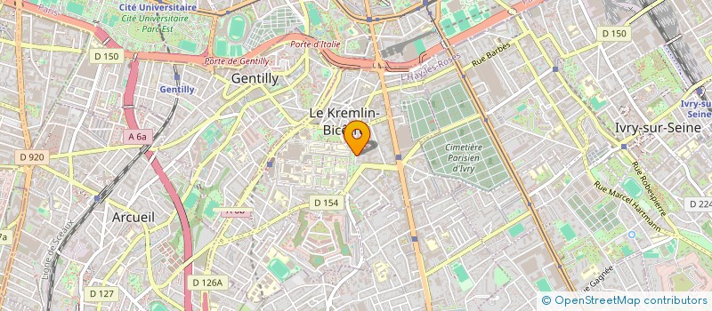 localisation de l'entreprise MADAME DANIELA SEREDA à LE KREMLIN-BICETRE