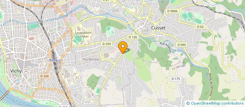 localisation de l'entreprise MADAME DANIELA TANCOSOVA  CUSSET