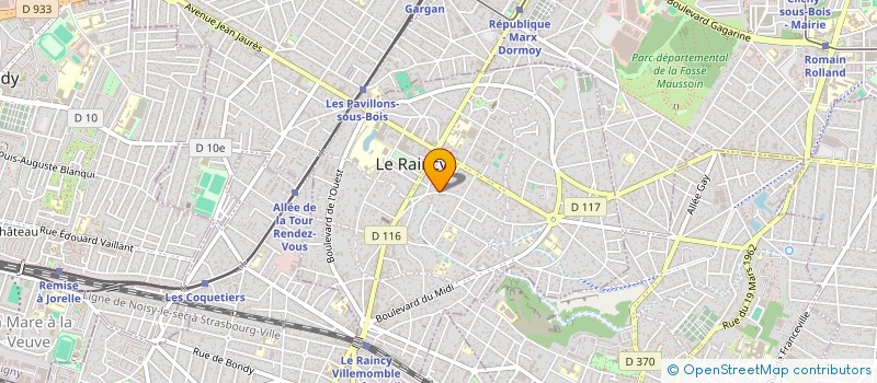 localisation de l'entreprise MADAME DANIELA TOMSA à LE RAINCY