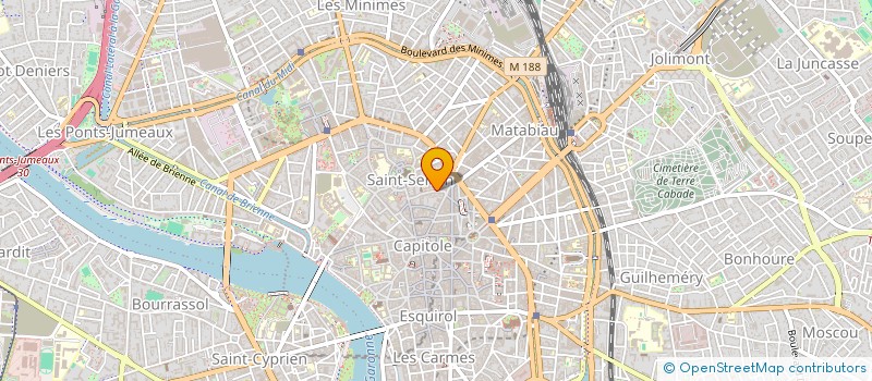 localisation de l'entreprise MADAME DANIELA UGOLINI  TOULOUSE