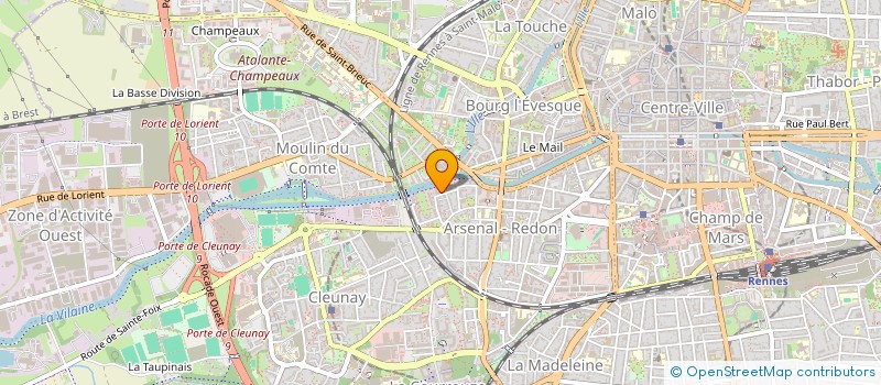 localisation de l'entreprise MADAME DANIELA UNGUREANU TURI  RENNES