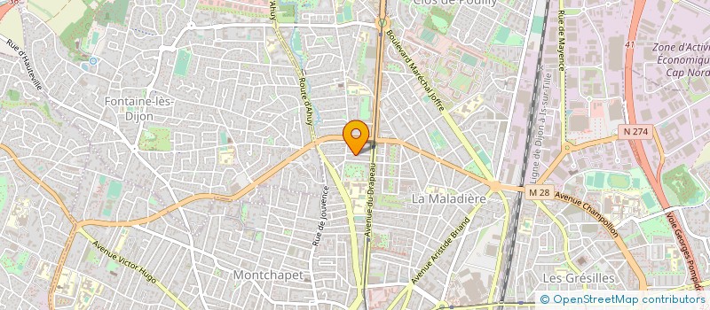 localisation de l'entreprise MADAME DANIELA VLADESCU  DIJON