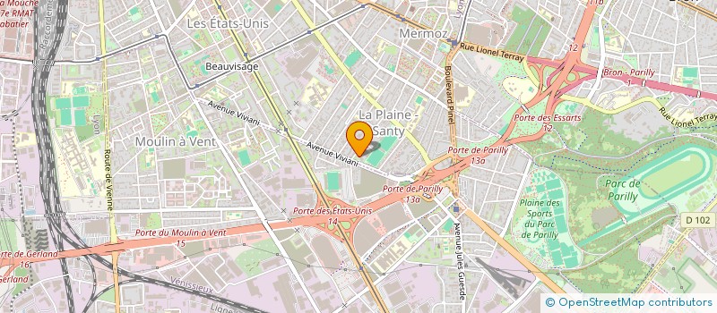 localisation de l'entreprise MADAME DANIELE ALCARAZ  LYON