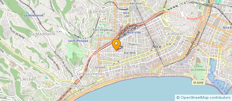 localisation de l'entreprise MADAME DANIELE ALLOUCHE  NICE
