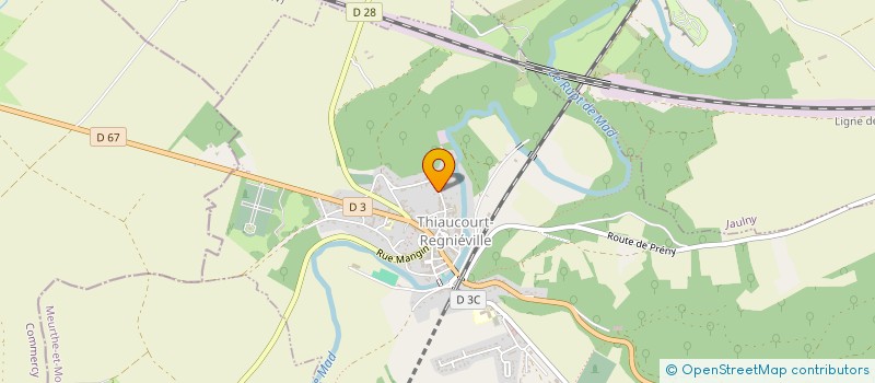 localisation de l'entreprise MADAME DANIELE ANDRE  THIAUCOURT-REGNIEVILLE