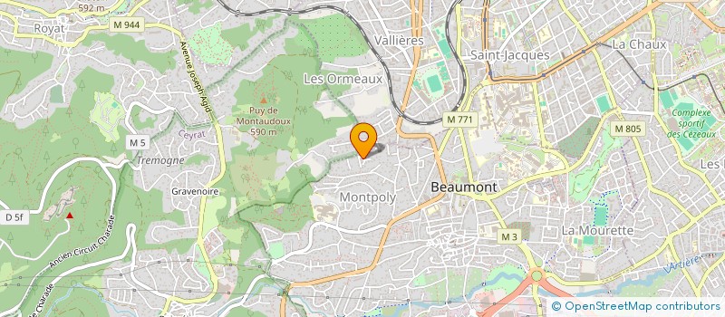 localisation de l'entreprise MADAME DANIELE ARCHIMBAUD à BEAUMONT