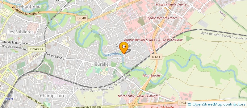 localisation de l'entreprise MADAME DANIELE BACH à NIORT