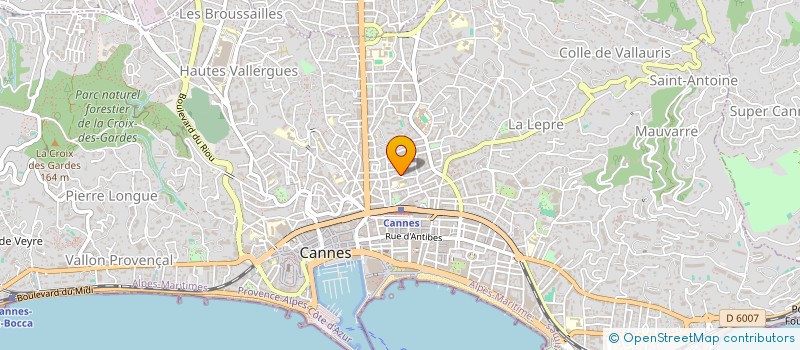 localisation de l'entreprise MADAME DANIELE BAERT à CANNES