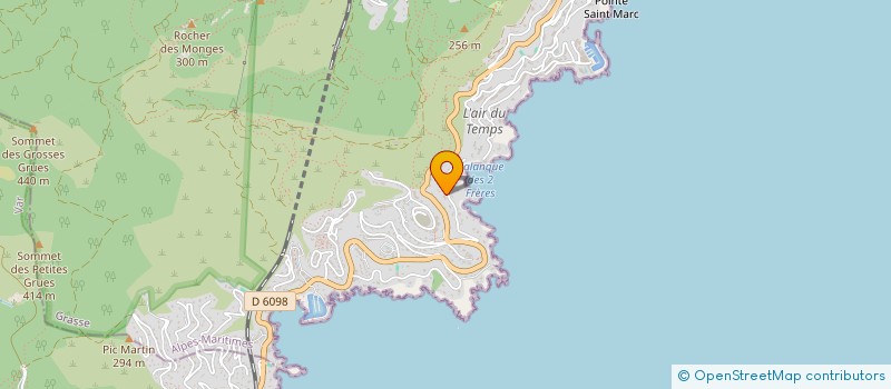 localisation de l'entreprise MADAME DANIELE BELIN  THEOULE-SUR-MER