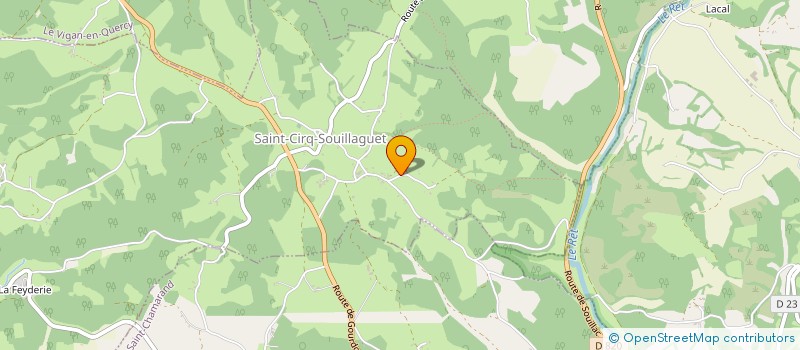 localisation de l'entreprise MADAME DANIELE BESSERVES  SAINT-CIRQ-SOUILLAGUET