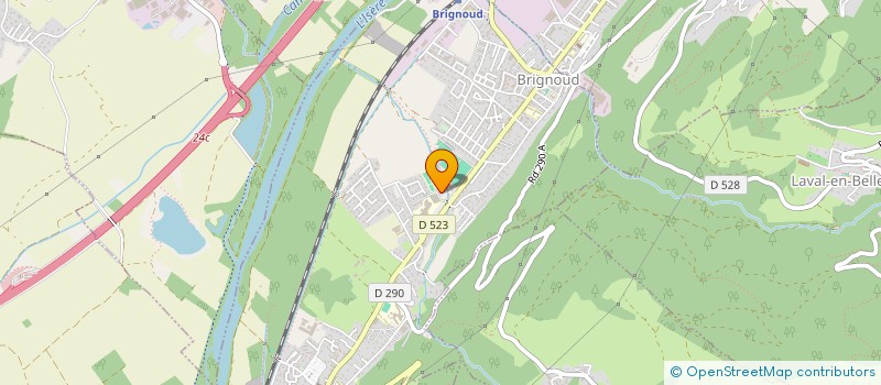 localisation de l'entreprise MADAME DANIELE BIAGIONI  VILLARD-BONNOT