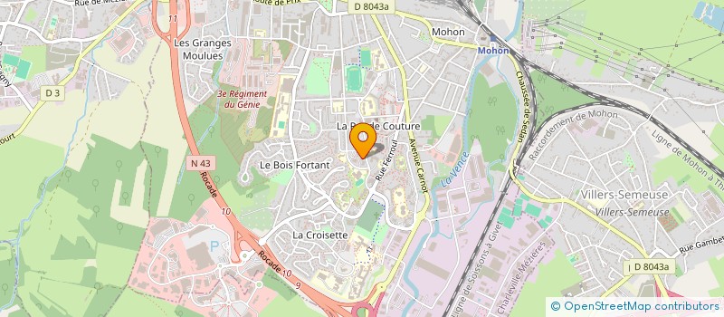 localisation de l'entreprise MADAME DANIELE BIEN  CHARLEVILLE-MEZIERES