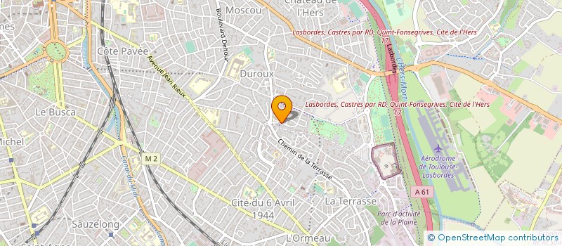 localisation de l'entreprise MADAME DANIELE BILLARD à TOULOUSE