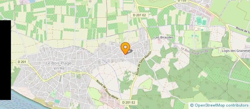 localisation de l'entreprise MADAME DANIELE BIZET  LE BOIS-PLAGE-EN-RE
