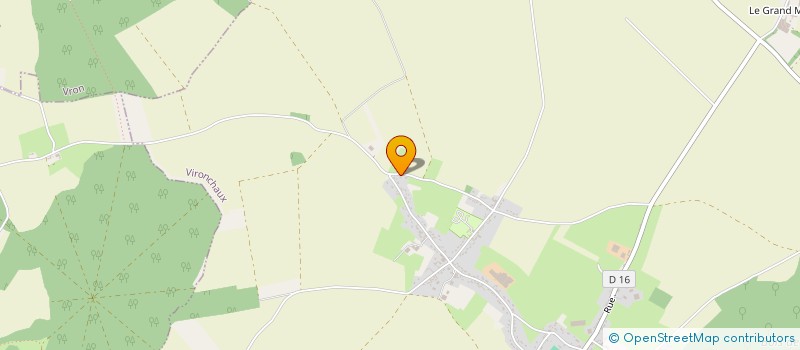 localisation de l'entreprise MADAME DANIELE BLONDIN  VIRONCHAUX