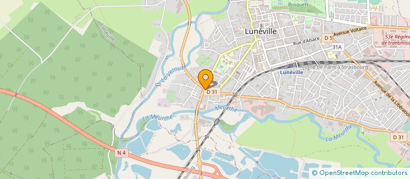 localisation de l'entreprise MADAME DANIELE BREFUEL  LUNEVILLE