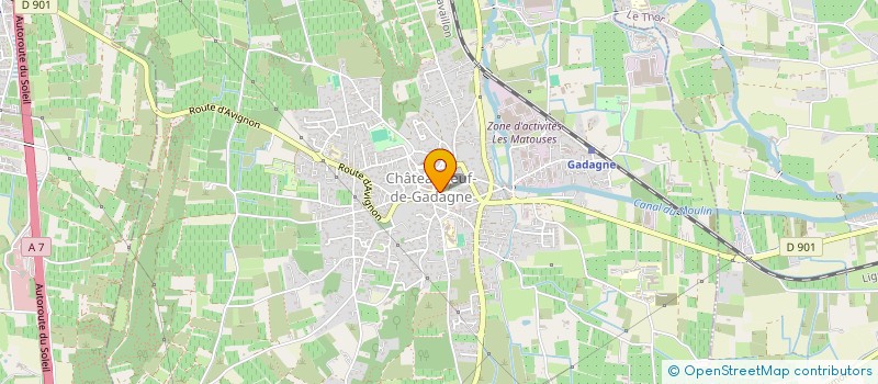 localisation de l'entreprise MADAME DANIELE BRES  CHATEAUNEUF-DE-GADAGNE