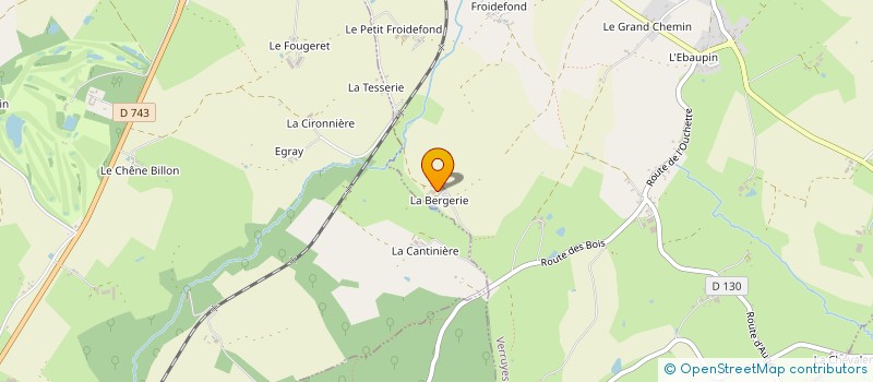localisation de l'entreprise MADAME DANIELE BRIDONNEAU à VERRUYES