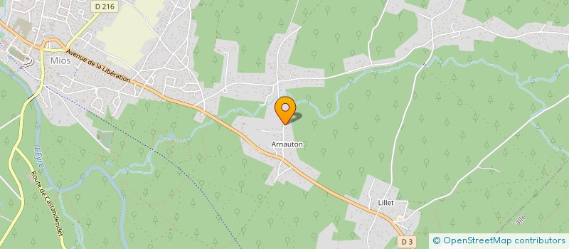 localisation de l'entreprise MADAME DANIELE BRIZON  MIOS