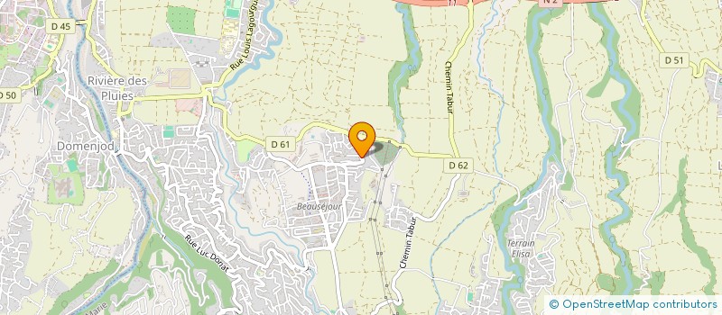 localisation de l'entreprise MADAME DANIELE BRUNO  SAINTE-MARIE