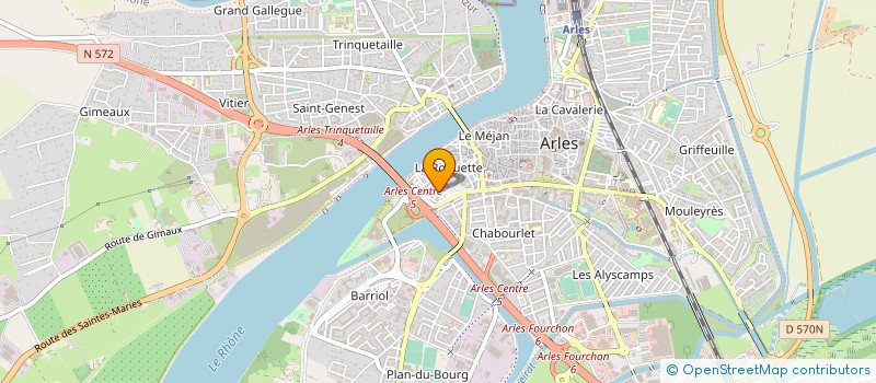 localisation de l'entreprise MADAME DANIELE CARLEBACH  ARLES