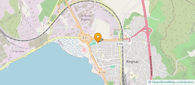 localisation de l'entreprise MADAME DANIELE CARMONA  ROGNAC