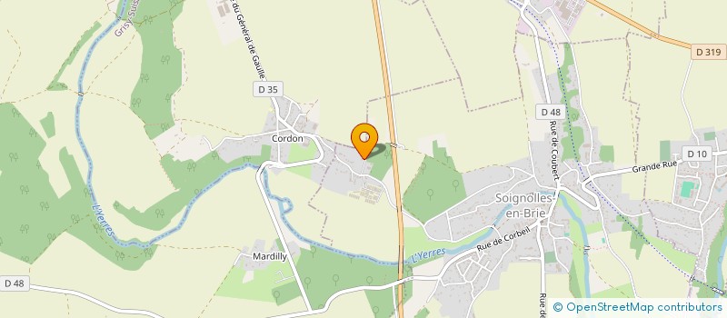 localisation de l'entreprise MADAME DANIELE CARON  SOIGNOLLES-EN-BRIE