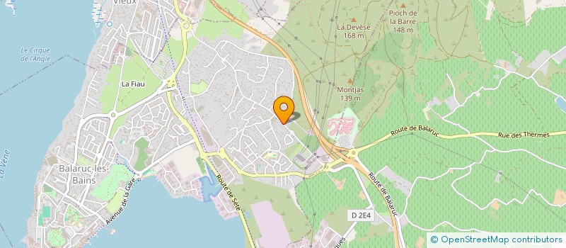 localisation de l'entreprise MADAME DANIELE CASSAN  BALARUC-LES-BAINS