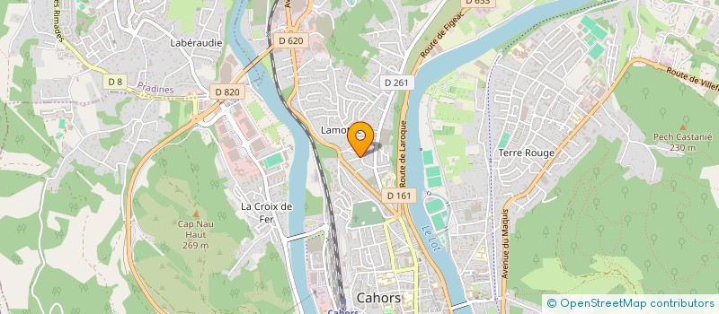 localisation de l'entreprise MADAME DANIELE CESAREO  CAHORS