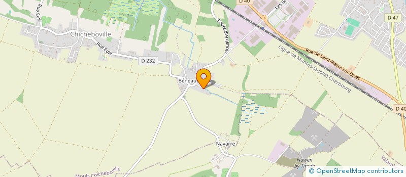 localisation de l'entreprise MADAME DANIELE CHAPOULIE  MOULT-CHICHEBOVILLE