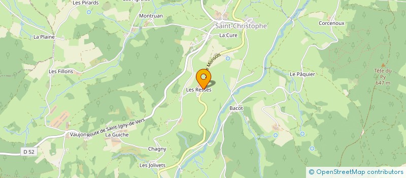 localisation de l'entreprise MADAME DANIELE CLEMENT à DEUX-GROSNES