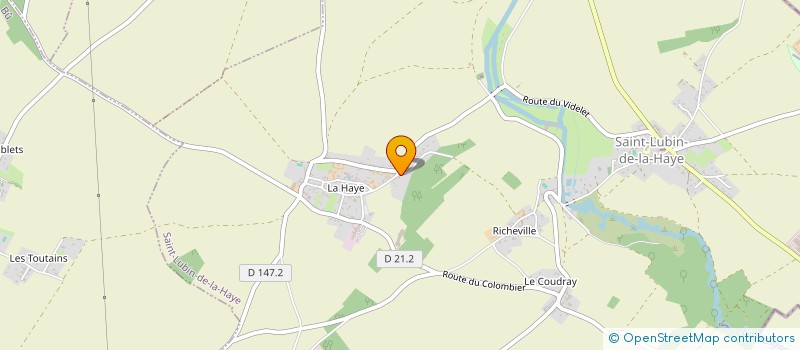 localisation de l'entreprise MADAME DANIELE CLERVAL à SAINT-LUBIN-DE-LA-HAYE