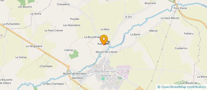 localisation de l'entreprise MADAME DANIELE COILLOT à BAZOCHES-SUR-HOENE