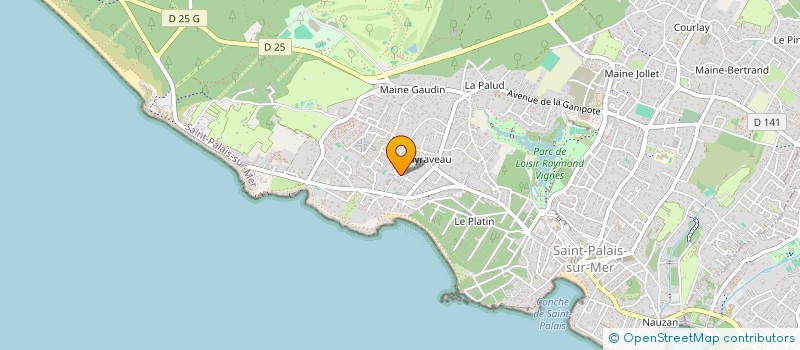 localisation de l'entreprise MADAME DANIELE COLLUMEAU à SAINT-PALAIS-SUR-MER