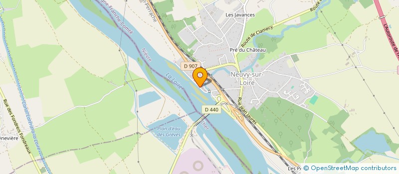 localisation de l'entreprise MADAME DANIELE COMPAGNON à NEUVY-SUR-LOIRE