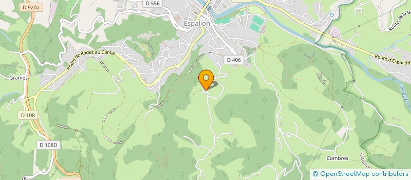 localisation de l'entreprise MADAME DANIELE COSTES  ESPALION