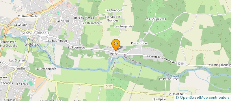 localisation de l'entreprise MADAME DANIELE COUDRIN  AZAY-LE-RIDEAU