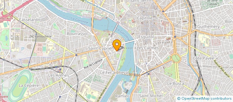 localisation de l'entreprise MADAME DANIELE DAMON  TOULOUSE