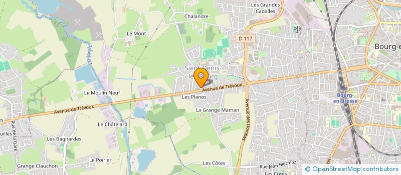 localisation de l'entreprise MADAME DANIELE DE BRAY à SAINT-DENIS-LES-BOURG