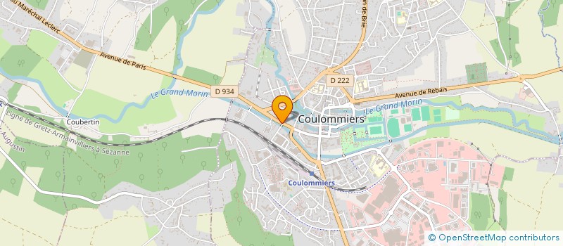 localisation de l'entreprise MADAME DANIELE DE FRANCISCI à COULOMMIERS