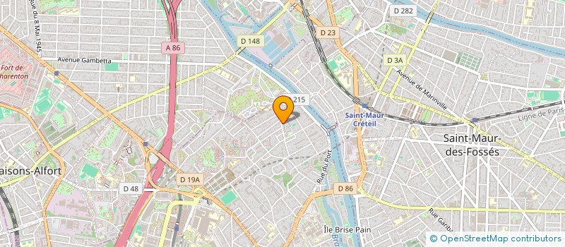 localisation de l'entreprise MADAME DANIELE DE GUEYER  CRETEIL