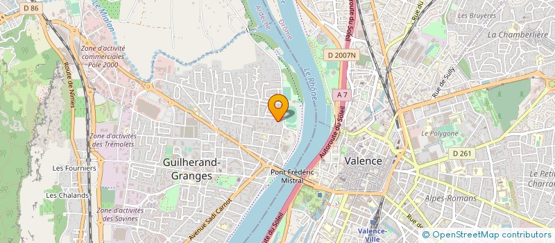 localisation de l'entreprise MADAME DANIELE DE SIETER  GUILHERAND-GRANGES