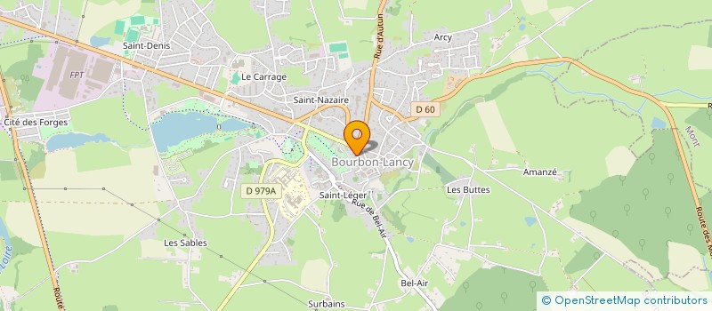 localisation de l'entreprise MADAME DANIELE DECREAU  BOURBON-LANCY